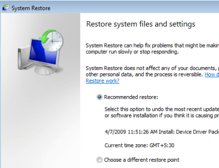 Cómo revertir Windows Hot Fixs & Patches vista restore