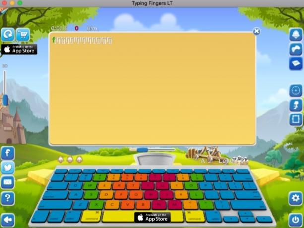 Typing Fingers LT Typing App para Mac