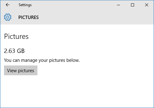 Windows 10 administrar imágenes