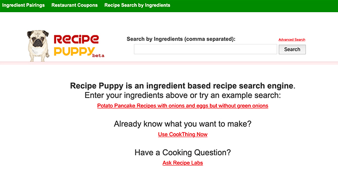 Receta Puppy Búsqueda de recetas