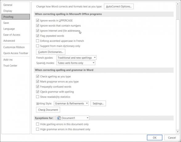 Configuración de corrección de Windows