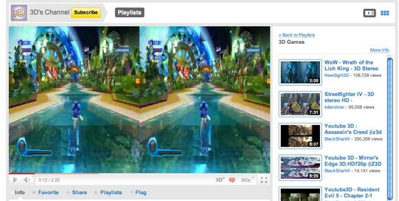 youtube contenido 3d