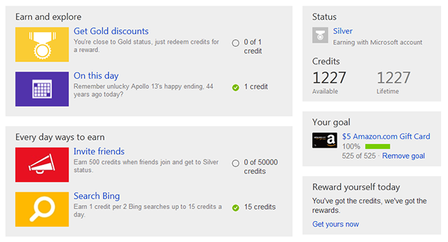 Bing-Rewards-Dashboard