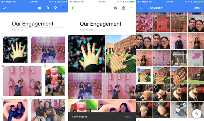 Crear un álbum en Google Photos