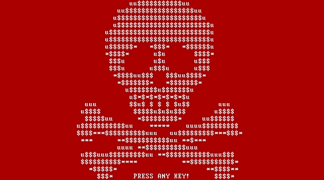 Pantalla de bloqueo de Petya Ransomware