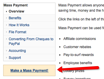 Cómo utilizar la función de pago en masa de PayPal para ahorrar dinero PayPal Haga un pago en masa