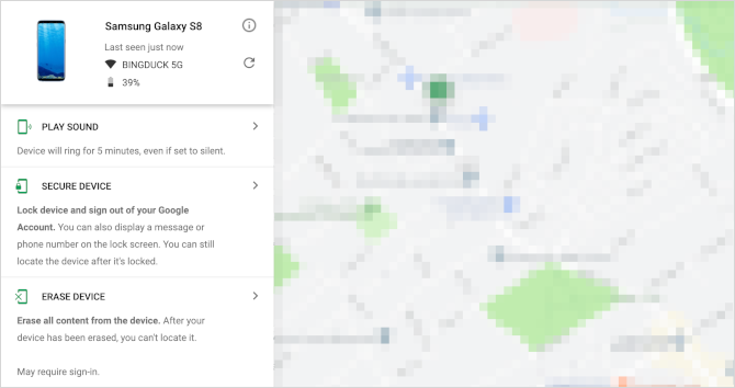 Cómo usar un teléfono Android como dispositivo de rastreo GPS android encuentre mi dispositivo en acción 2