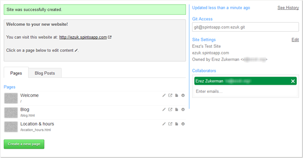 creador de sitios web gratis