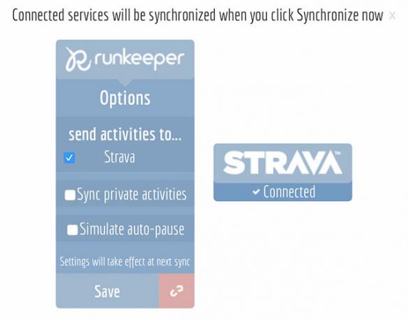 Runkeeper, Strava o Garmin? Elija One & Sync con los servicios de configuración Rest