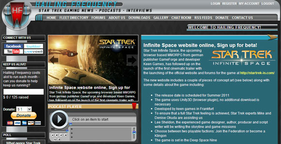 sitios web de Star Trek