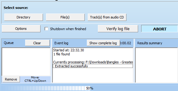 Audiochecker - Verifique los orígenes de sus archivos de música ACK Check