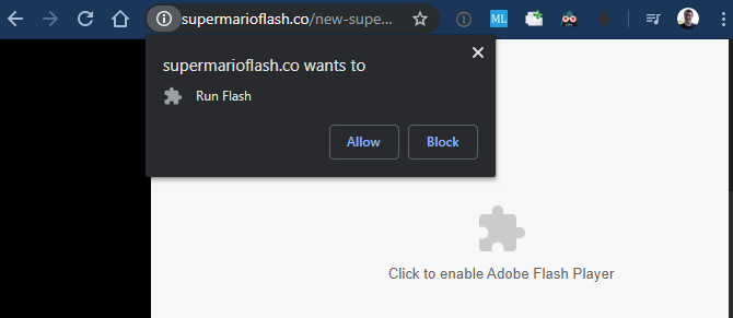 Chrome Permitir que se ejecute Flash