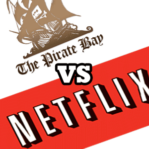 ¿Es Netflix la solución a la piratería de video? [Opinión] presentado piratebay vs netflix