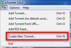 como crear un torrent