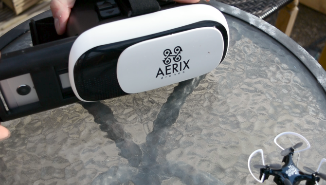 Aerix Vidius HD Budget FPV / VR Streaming Drone muo obsequio casco vidiushd
