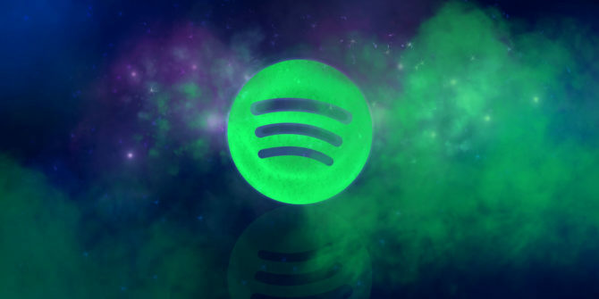 Esta es una captura de pantalla de uno de los mejores programas de Windows llamado reproductor de música Spotify