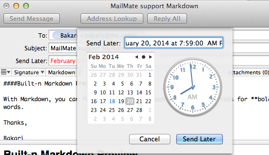 MailMate 10 minutos