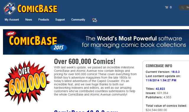 5 sitios web para el comicbase Fan comicbase