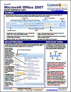 14 Hojas de aplicación y pósters para programas populares office2007