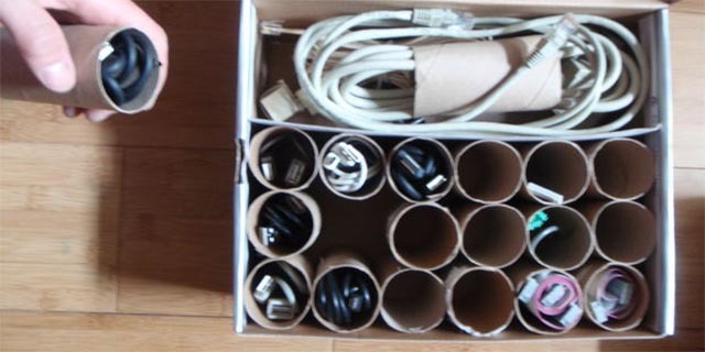 juegos-lifehacks-tips-cables de papel higiénico