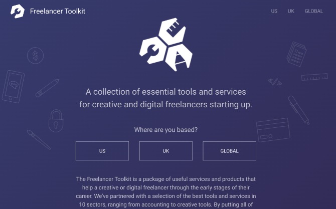 El Freelancer Toolkit de Twine para recursos legales, de seguros, financieros y otros