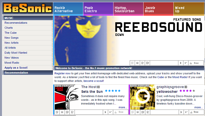 7 sitios donde puedes descargar música gratis (¡legalmente!) Besonic 1 670x381