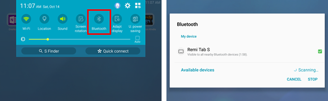 Bluetooth para la gestión de archivos de Android