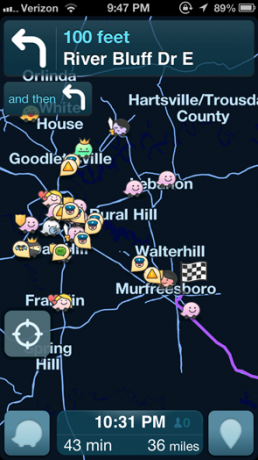 gps social waze