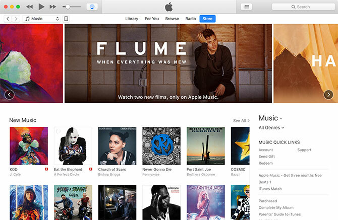 iTunes para Mac