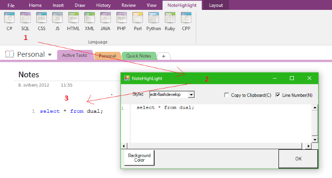 Todos los programadores que usan OneNote necesitan este complemento lo antes posible OneNote Highlight Programming Add-On