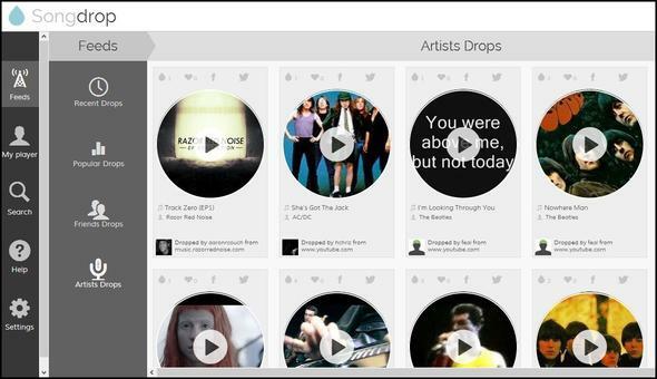 Songdrop: su servicio gratuito y favorito para guardar canciones que ni siquiera conocía hasta ahora Songdrop Feeds Artists Drops