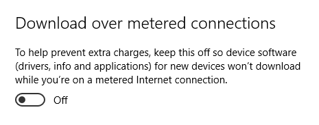 Impresoras de conexión medida de Windows 10