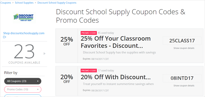 útiles escolares de groupon