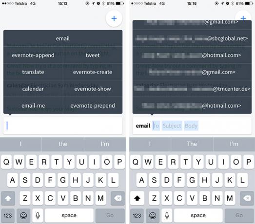 Input es una línea de comando de iPhone para Evernote, Gmail y mucho más inputcommand1