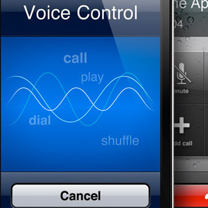 control de voz de iphone