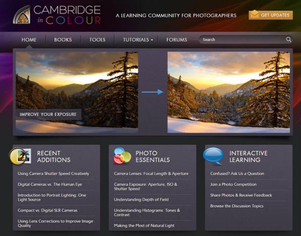 Sitio web de Cambridge in Color