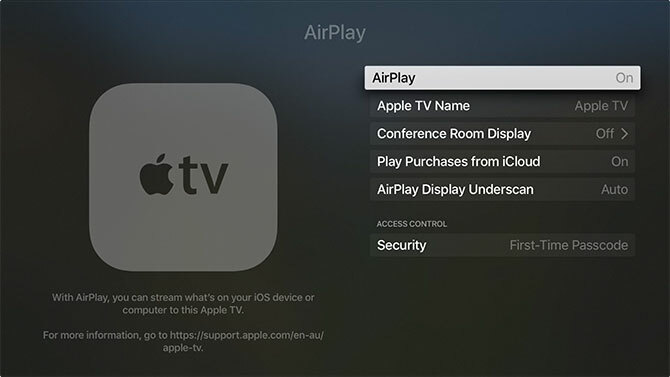 Cómo configurar y usar la configuración de Apple TV Apple TV Airplay