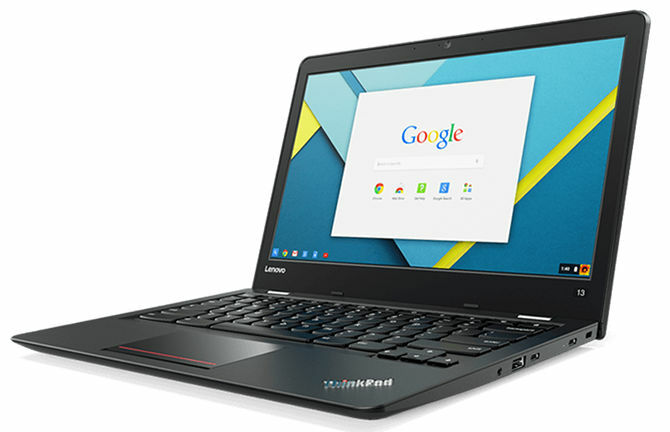 El mejor Chromebook para rendimiento en 2017 Chromebook Lenovo Thinkpad 13