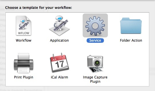 Cómo ser más productivo en Mac con la ayuda de los servicios 03a Automator Create Service