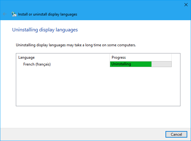 Cómo cambiar el idioma del sistema en Windows 10