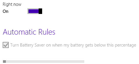 Ahorro de batería de Windows 10
