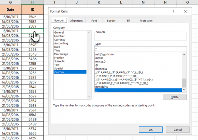 Contenido de celda oculto en Excel