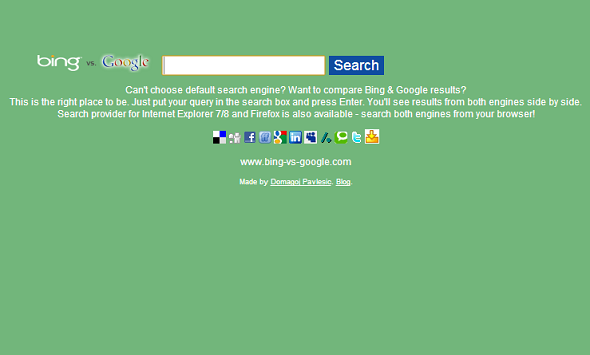 motor de búsqueda de google y bing