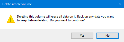 Cómo configurar un segundo disco duro en Windows: Partición eliminar partición