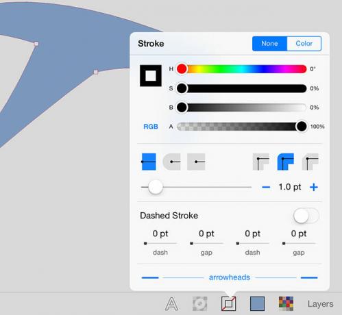 La aplicación gratuita de dibujo vectorial para iPad Inkpad podría convertirte en un diseñador pero trazo