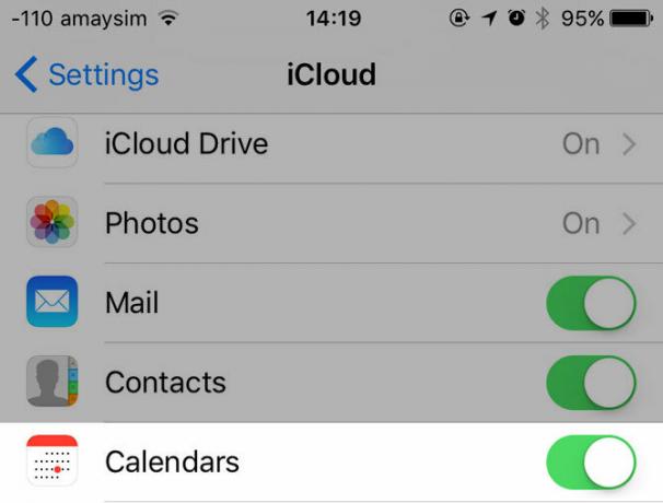 icloud calendar ios