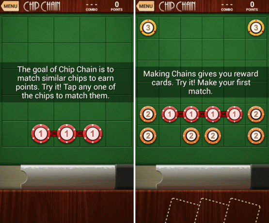 juego de cadena de chips