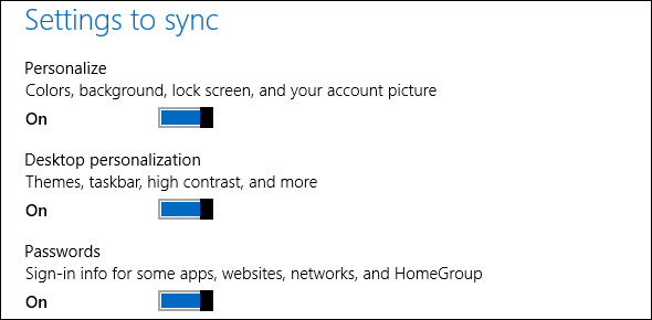 sincronización de la nube de Windows 8