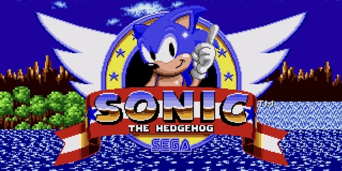 Pantalla principal de Sonic the Hedgehog