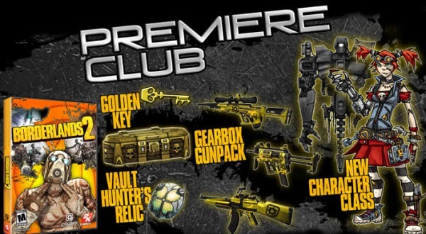 Borderlands 2 Premiere Club Pre-pedido